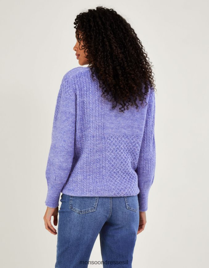 הַלבָּשָׁה Monsoon מגשר טוניקה סופר רך עם תפר תיקון עם פוליאסטר ממוחזר כְּחוֹל נשים HTJ0TZ523