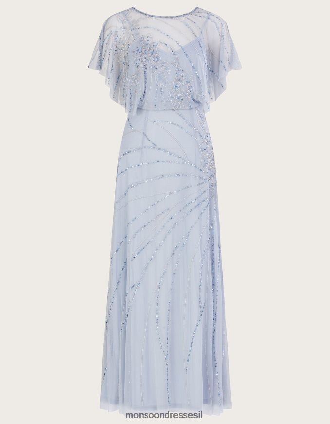 הַלבָּשָׁה Monsoon שמלת מקסי באורך קצר יותר של סיינה ענן נשים HTJ0TZ533