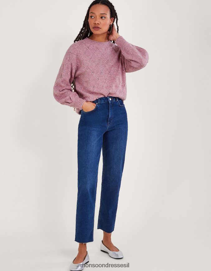 הַלבָּשָׁה Monsoon מגשר פרט פנינים וָרוֹד נשים HTJ0TZ61