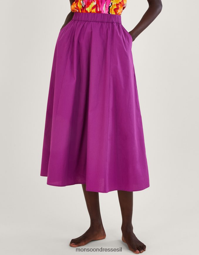 הַלבָּשָׁה Monsoon חצאית מידי מתרחבת של פטסי סָגוֹל נשים HTJ0TZ648