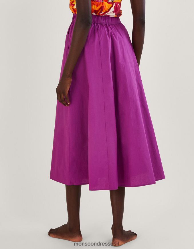 הַלבָּשָׁה Monsoon חצאית מידי מתרחבת של פטסי סָגוֹל נשים HTJ0TZ648