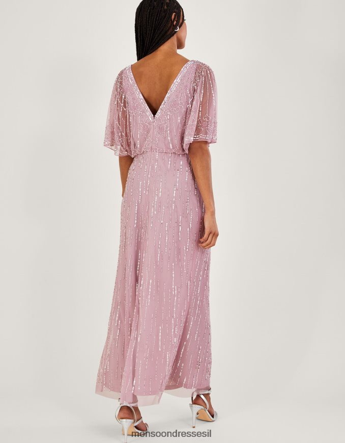 הַלבָּשָׁה Monsoon שמלת מקסי באורך קצר יותר של אליזבת וָרוֹד נשים HTJ0TZ654