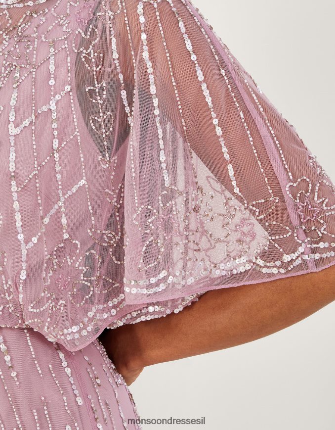 הַלבָּשָׁה Monsoon שמלת מקסי באורך קצר יותר של אליזבת וָרוֹד נשים HTJ0TZ654