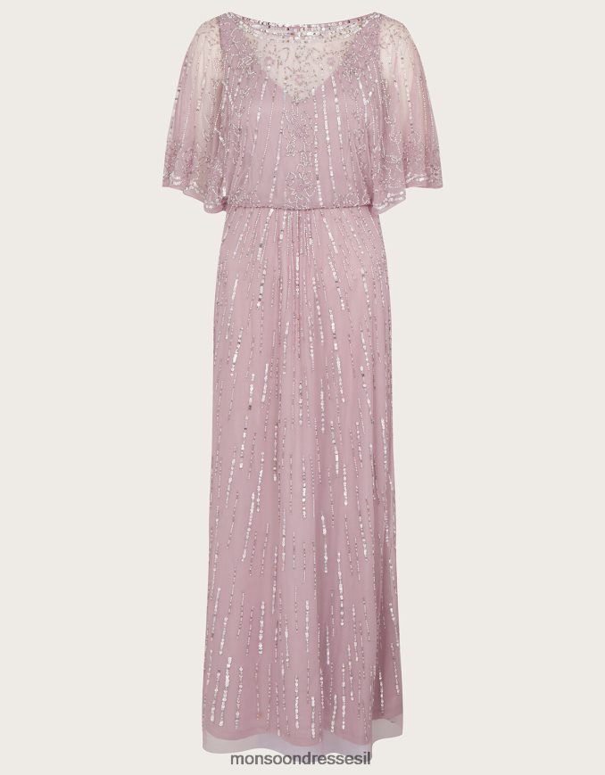 הַלבָּשָׁה Monsoon שמלת מקסי באורך קצר יותר של אליזבת וָרוֹד נשים HTJ0TZ654