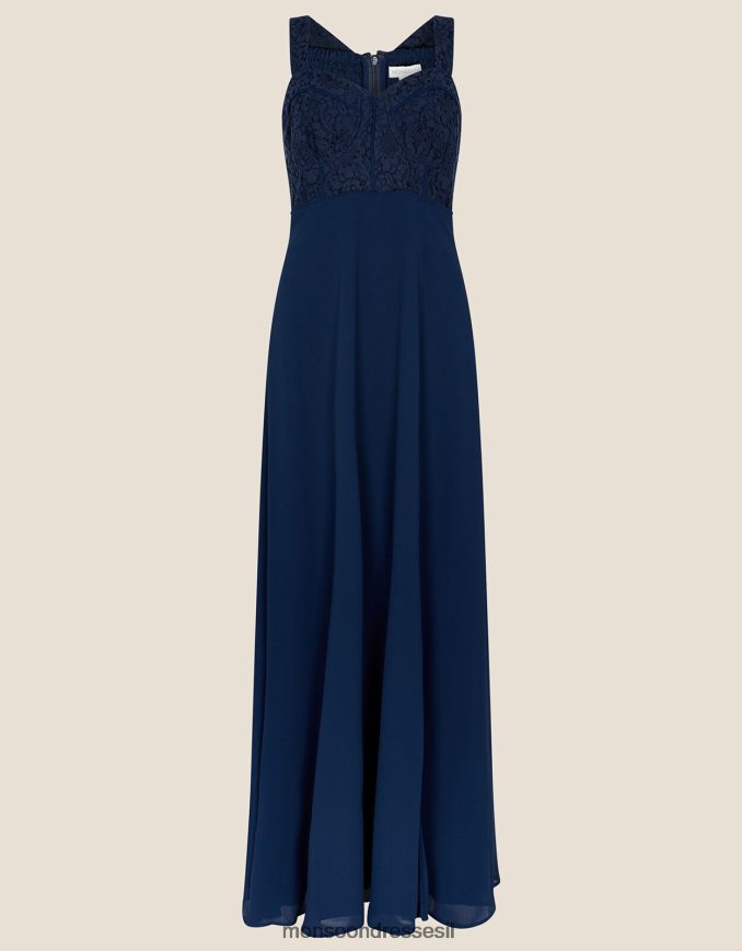 הַלבָּשָׁה Monsoon שמלת מקסי תחרה לורי כחול (צי) נשים HTJ0TZ656