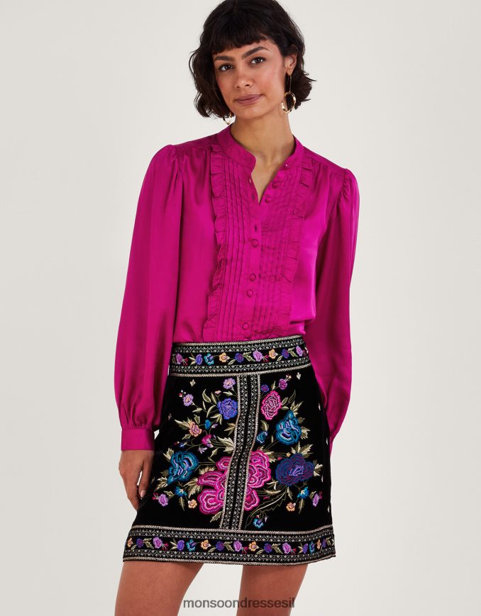 הַלבָּשָׁה Monsoon חולצת מלמלה של לאנה וָרוֹד נשים HTJ0TZ66