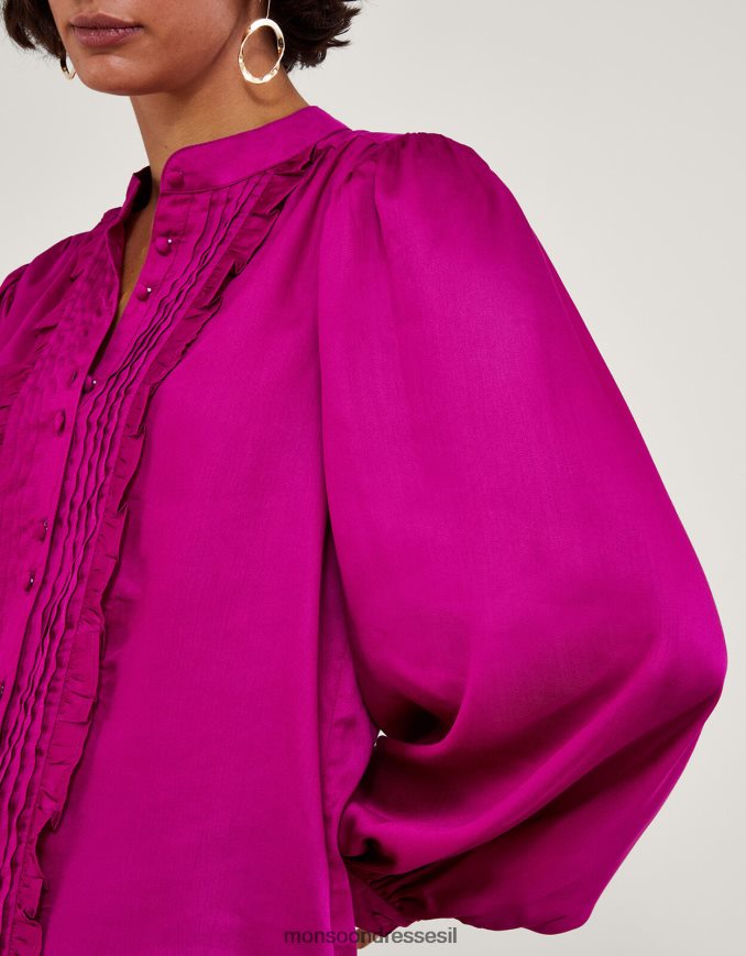 הַלבָּשָׁה Monsoon חולצת מלמלה של לאנה וָרוֹד נשים HTJ0TZ66