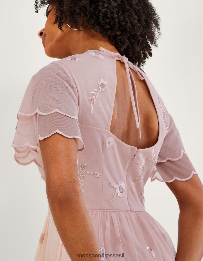 הַלבָּשָׁה Monsoon שמלה באורך קצר יותר של קתרין ורוד (סומק) נשים HTJ0TZ686