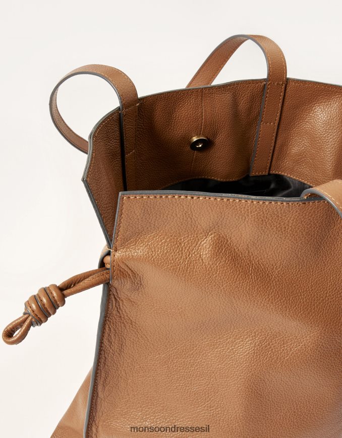 אבזר Monsoon תיק עור גדול אופנה נשים HTJ0TZ692