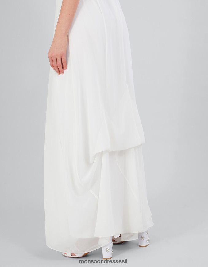 הַלבָּשָׁה Monsoon שמלת כלה רקומה של ליז שֶׁנהָב נשים HTJ0TZ704