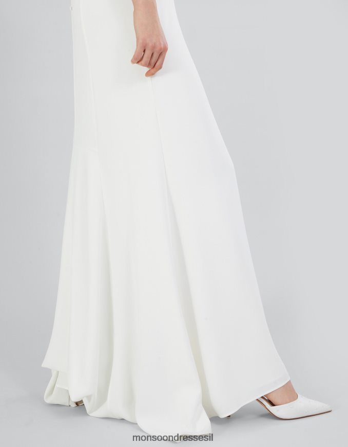 הַלבָּשָׁה Monsoon שמלת מקסי לכלה של ננסי ברדו שֶׁנהָב נשים HTJ0TZ723