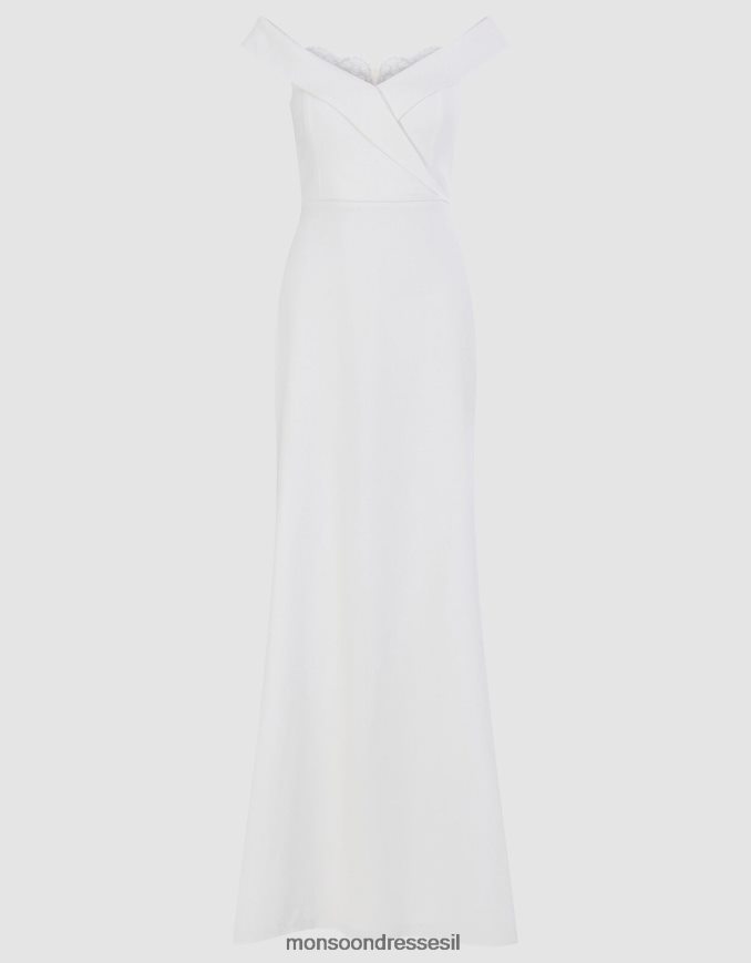 הַלבָּשָׁה Monsoon שמלת מקסי לכלה של ננסי ברדו שֶׁנהָב נשים HTJ0TZ723