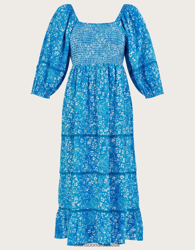 הַלבָּשָׁה Monsoon שמלה מרומזת של גבי בוויסקוזה בת קיימא כְּחוֹל נשים HTJ0TZ762