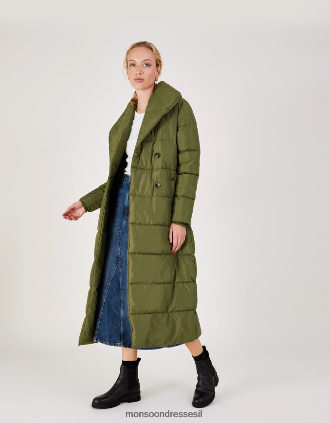 הַלבָּשָׁה Monsoon מעיל שונא שאו בפוליאסטר ממוחזר ירוק נשים HTJ0TZ806
