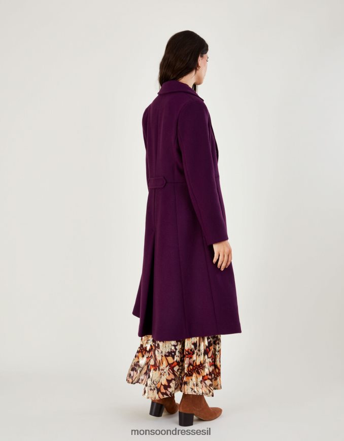 הַלבָּשָׁה Monsoon מעיל חצאית של דניאלה אדום (ברי) נשים HTJ0TZ835