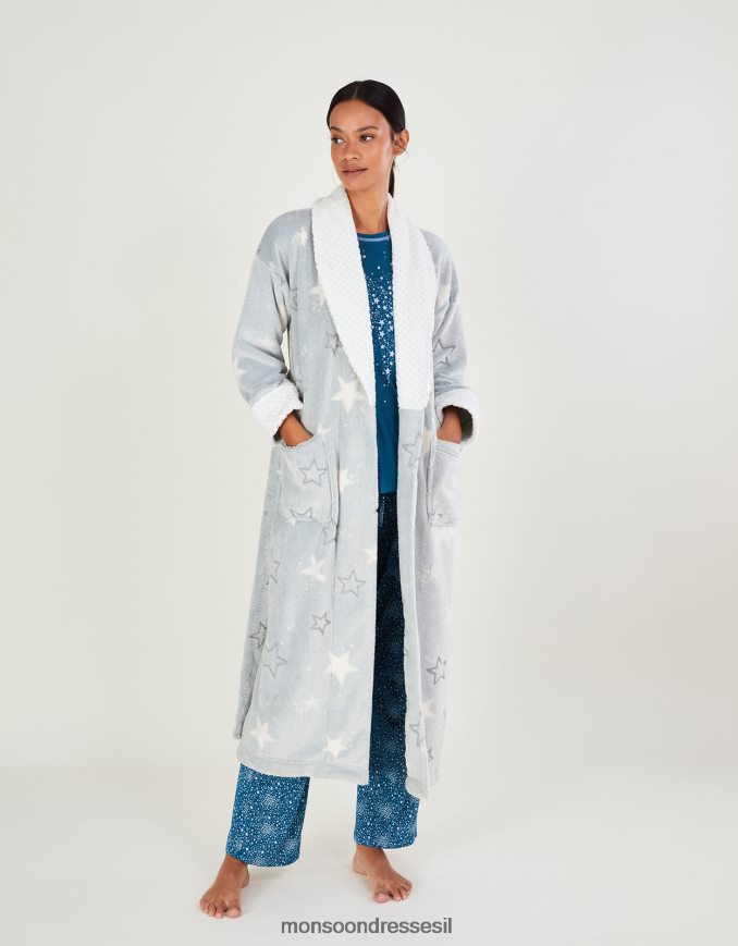 הַלבָּשָׁה Monsoon חלוק בהדפס כוכב חום (טאופ) נשים HTJ0TZ837