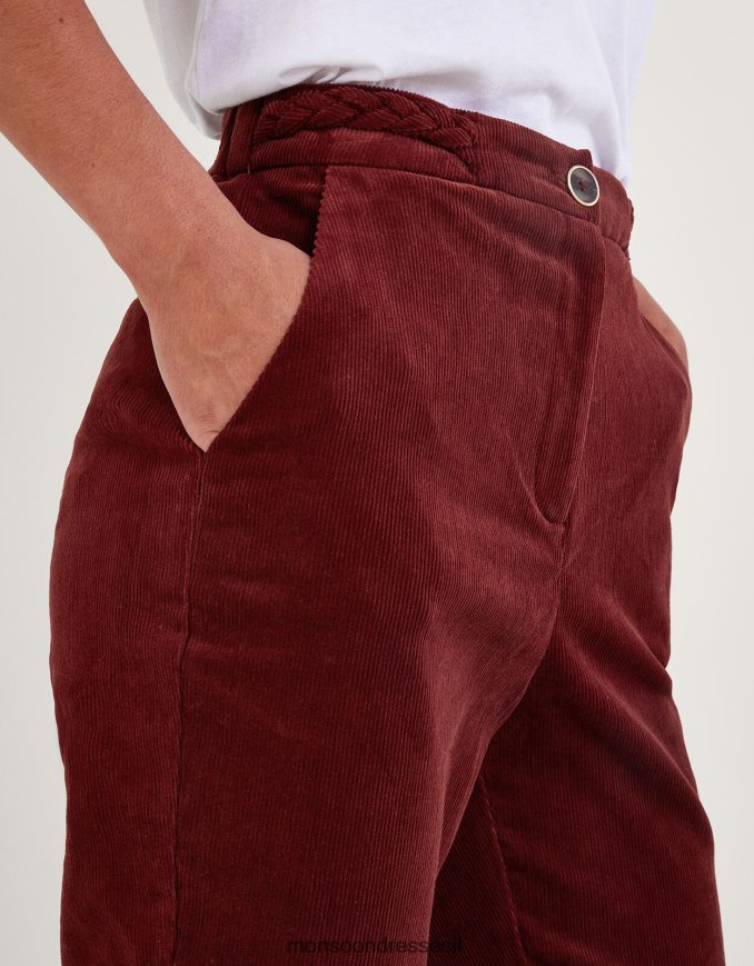 הַלבָּשָׁה Monsoon מכנסיים עם חוט ישר נְחוֹשֶׁת נשים HTJ0TZ89