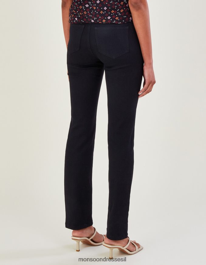 הַלבָּשָׁה Monsoon ג'ינס ג'ינס בגזרת נעליים שָׁחוֹר נשים HTJ0TZ912