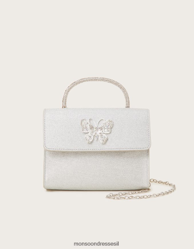 אבזר Monsoon תיק עם ידית עליונה של Jewel Butterfly חַם ילדה HTJ0TZ1622