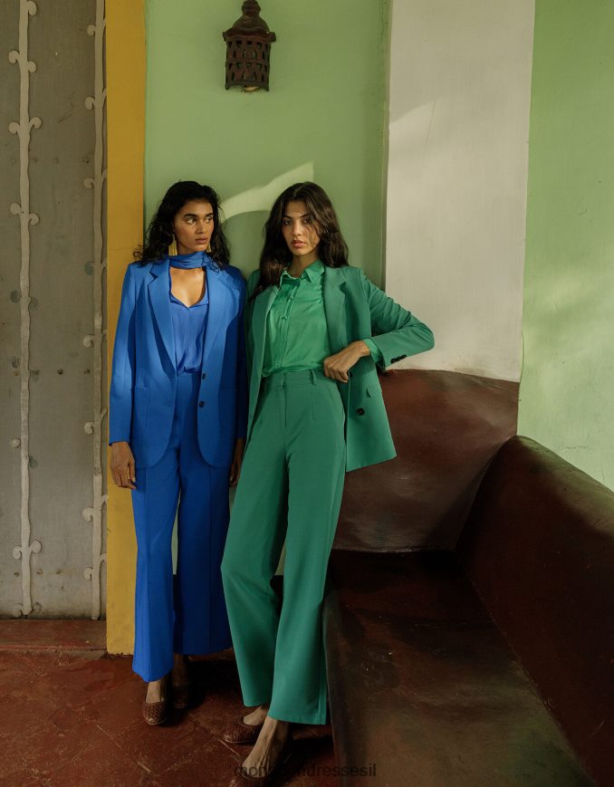 הַלבָּשָׁה Monsoon מכנסיים של Madlyn ירוק נשים HTJ0TZ1051