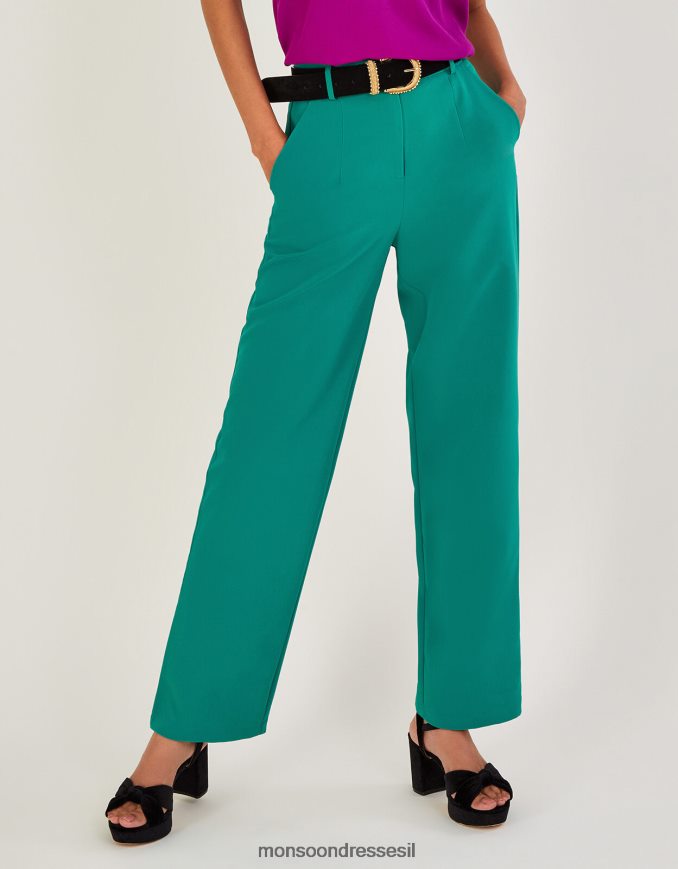 הַלבָּשָׁה Monsoon מכנסיים של Madlyn ירוק נשים HTJ0TZ1051