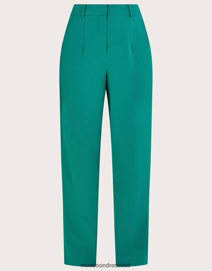 הַלבָּשָׁה Monsoon מכנסיים של Madlyn ירוק נשים HTJ0TZ1051