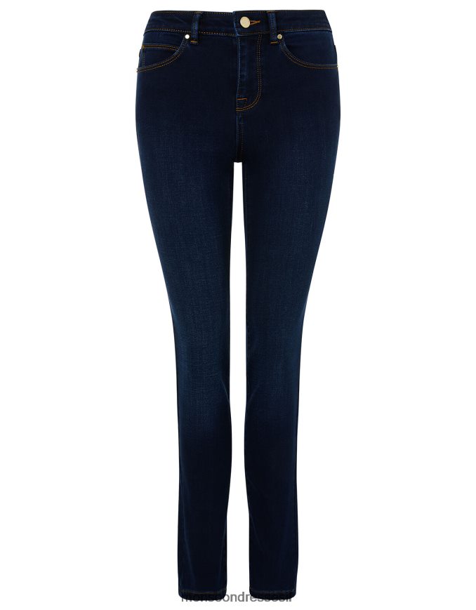 הַלבָּשָׁה Monsoon ג'ינס רגיל של azura פרימיום עם בד בר קיימא כחול (כחול כהה) נשים HTJ0TZ1158