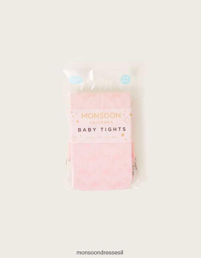 אבזר Monsoon טייץ תחרה של baby loveheart וָרוֹד ילדה HTJ0TZ2849