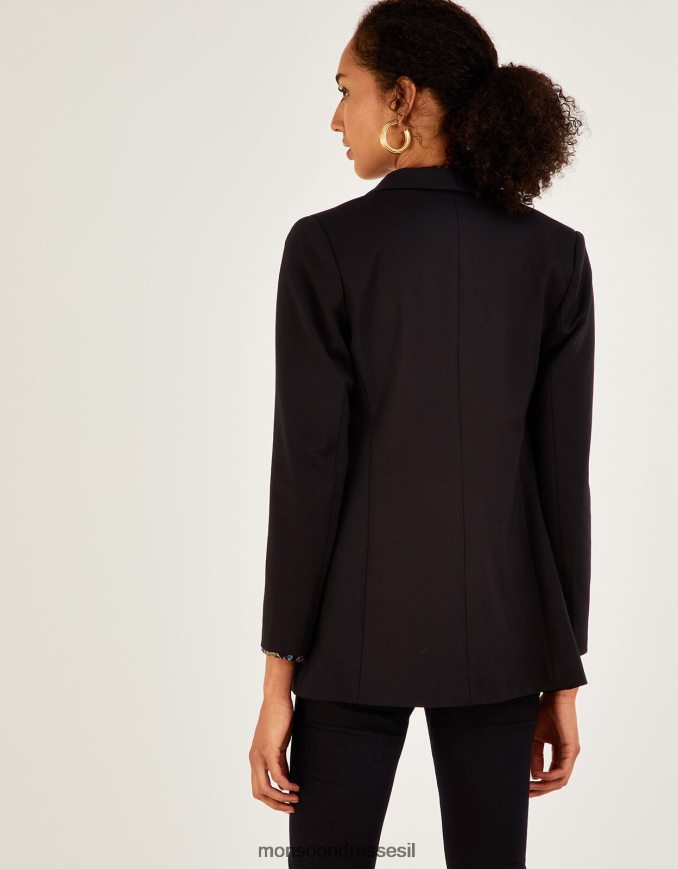 הַלבָּשָׁה Monsoon בלייזר becca ponte עם lenzing ecovero שָׁחוֹר נשים HTJ0TZ901