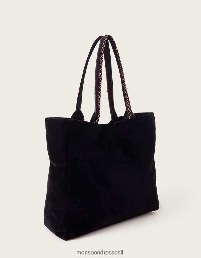 אבזר Monsoon תיק קטיפה רקום ביאטריס bird אופנה נשים HTJ0TZ1198