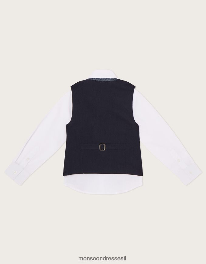 הַלבָּשָׁה Monsoon סט חזייה וחולצות של callum 3 חלקים כחול (צי) יֶלֶד HTJ0TZ2265