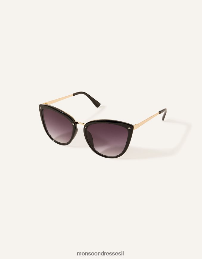אבזר Monsoon משקפי שמש cateye בגזרת מתכת אופנה נשים HTJ0TZ1426