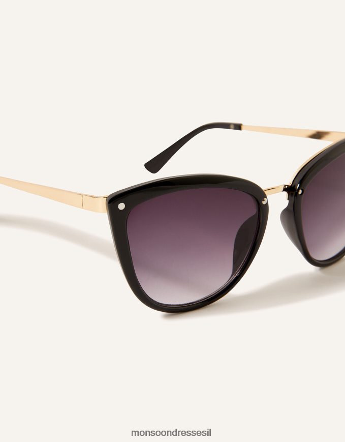 אבזר Monsoon משקפי שמש cateye בגזרת מתכת אופנה נשים HTJ0TZ1426