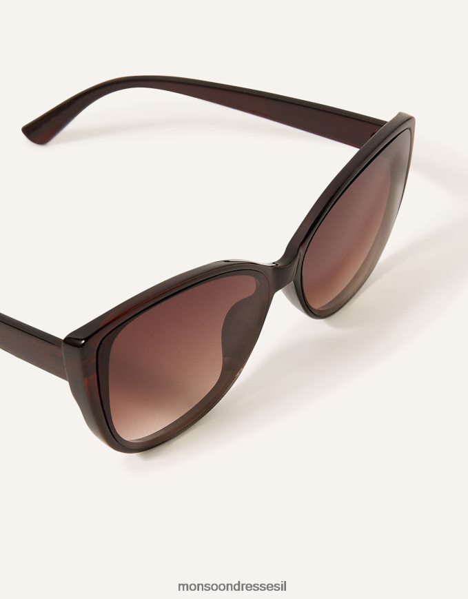 אבזר Monsoon משקפי שמש cateye של צב אופנה נשים HTJ0TZ1429