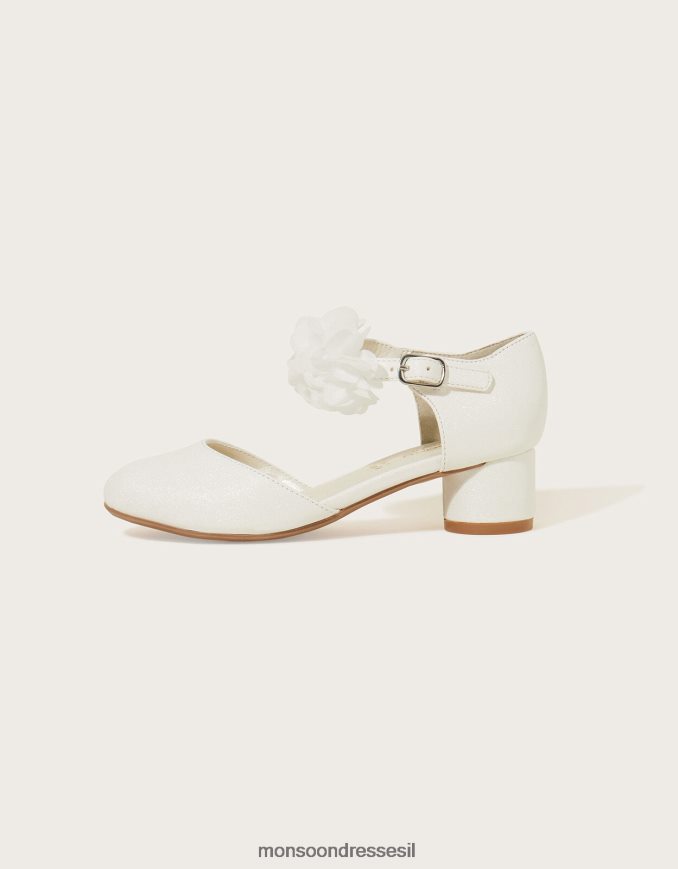 הַנעָלָה Monsoon נעלי עקב שני חלקים של corsage שֶׁנהָב ילדה HTJ0TZ2331