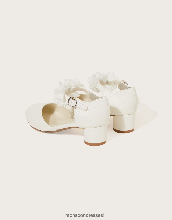 הַנעָלָה Monsoon נעלי עקב שני חלקים של corsage שֶׁנהָב ילדה HTJ0TZ2331