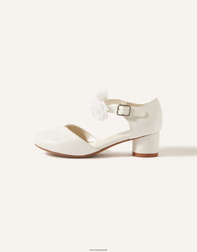 הַנעָלָה Monsoon נעלי עקב שני חלקים של corsage שֶׁנהָב ילדה HTJ0TZ2358