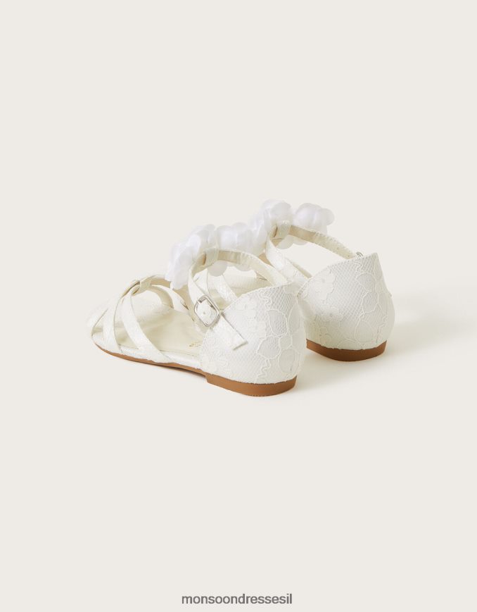 הַנעָלָה Monsoon סנדלי corsage לכלה שֶׁנהָב ילדה HTJ0TZ2756