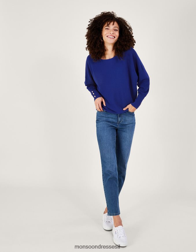 הַלבָּשָׁה Monsoon מגשר צלעות עות'מאנית עם ecovero lenzing כְּחוֹל נשים HTJ0TZ67