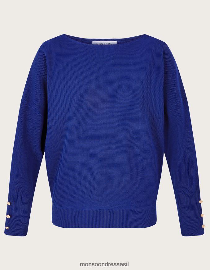 הַלבָּשָׁה Monsoon מגשר צלעות עות'מאנית עם ecovero lenzing כְּחוֹל נשים HTJ0TZ67