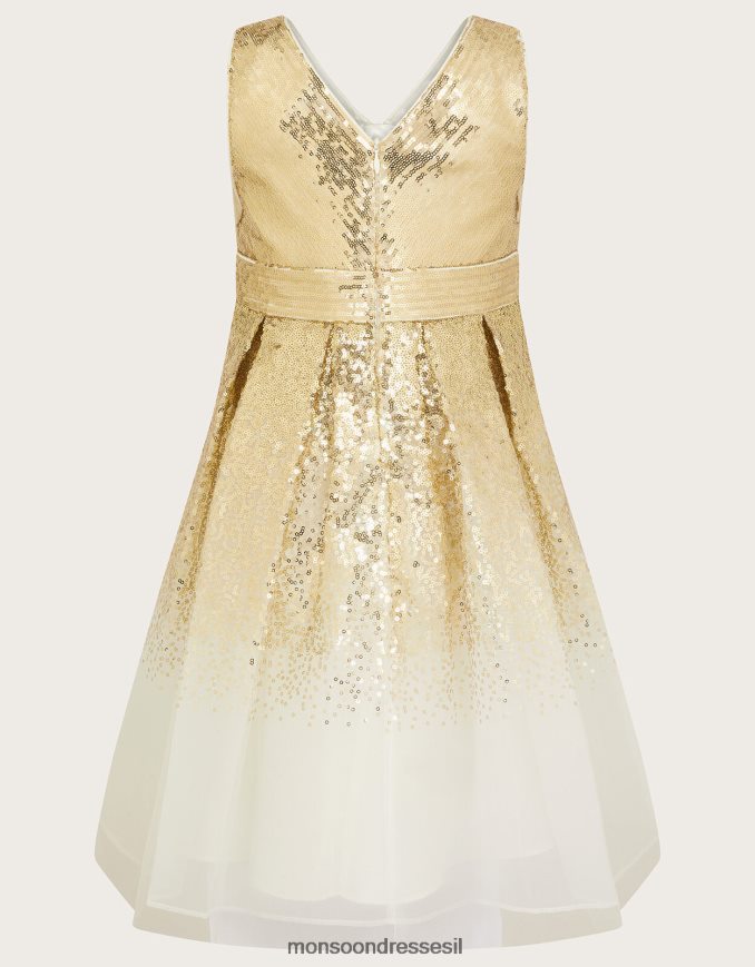 הַלבָּשָׁה Monsoon שמלת מסיבות elle פאייטים מסוגנן ילדה HTJ0TZ1764