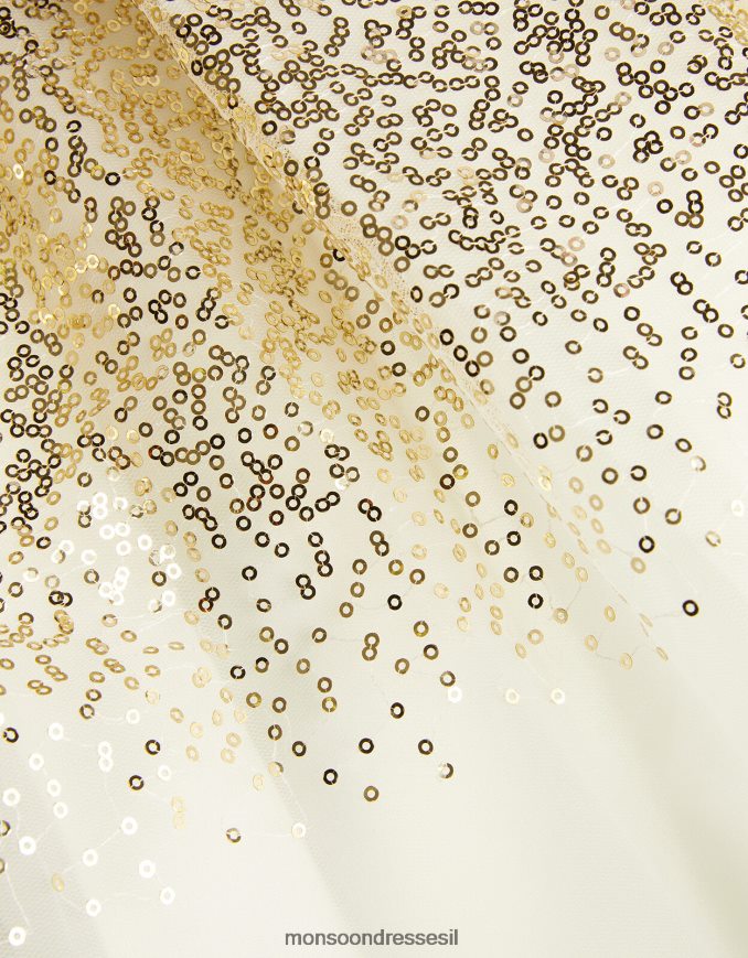 הַלבָּשָׁה Monsoon שמלת מסיבות elle פאייטים מסוגנן ילדה HTJ0TZ1764