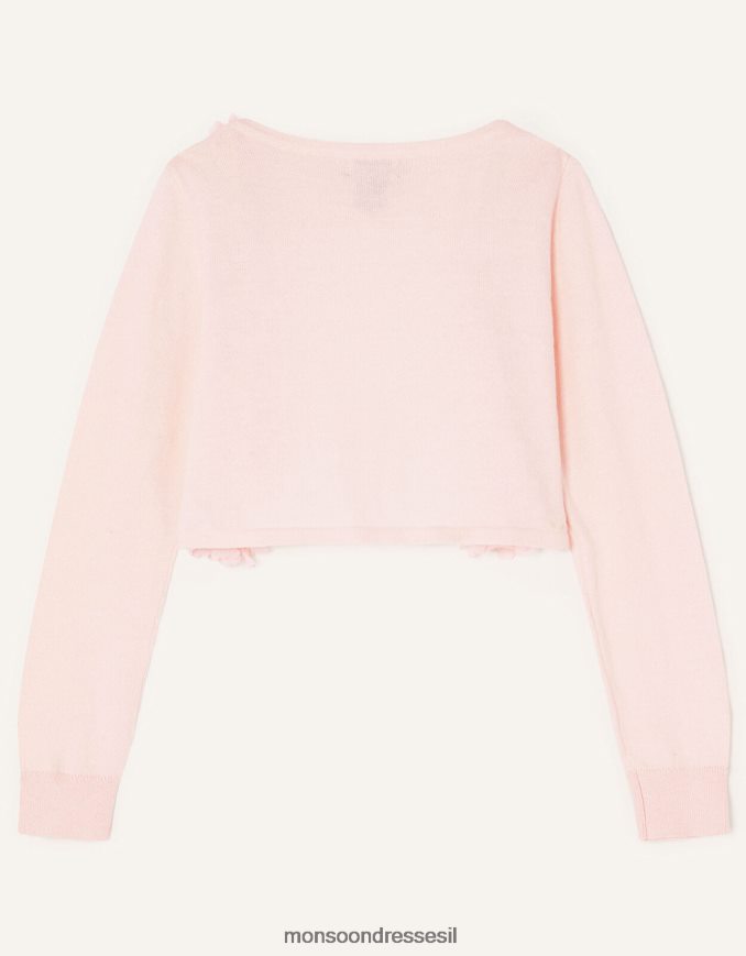 הַלבָּשָׁה Monsoon קרדיגן flora 3D detail וָרוֹד ילדה HTJ0TZ2041