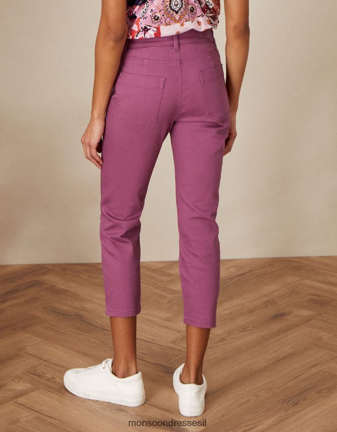 הַלבָּשָׁה Monsoon ג'ינס ג'ינס קצוץ idabella ורד ורוד) נשים HTJ0TZ1117