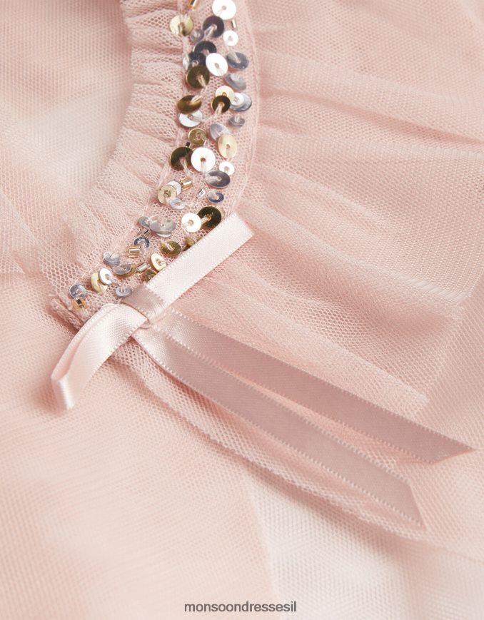 הַלבָּשָׁה Monsoon מעיל שכמיית טול קצר של land of wonder וָרוֹד ילדה HTJ0TZ1877