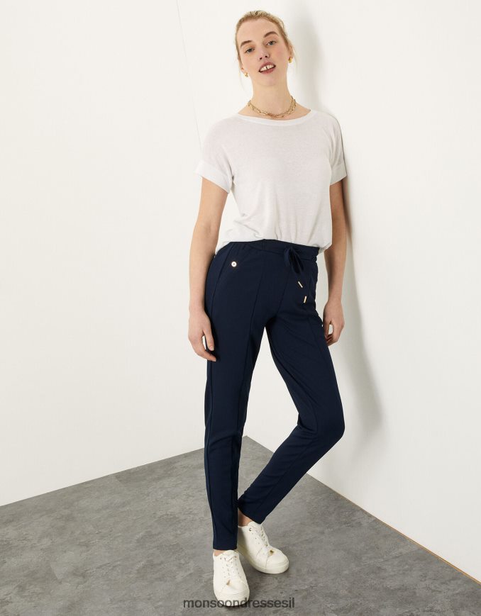 הַלבָּשָׁה Monsoon layla joggers כחול (צי) נשים HTJ0TZ875