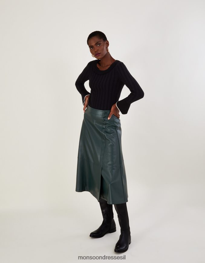 הַלבָּשָׁה Monsoon מגשר מצולע חכם עם lenzing ecovero שָׁחוֹר נשים HTJ0TZ411