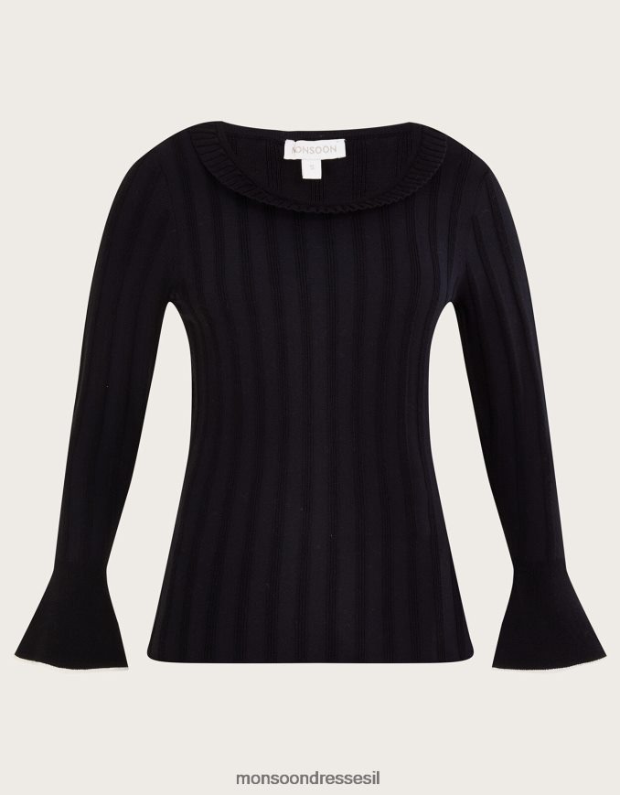 הַלבָּשָׁה Monsoon מגשר מצולע חכם עם lenzing ecovero שָׁחוֹר נשים HTJ0TZ411