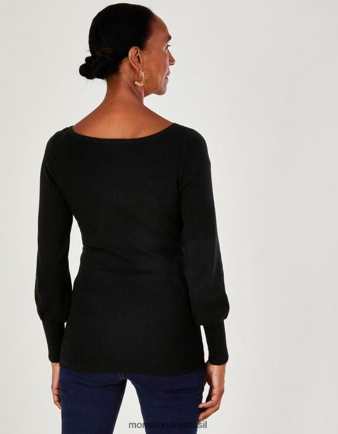 הַלבָּשָׁה Monsoon מגשר פרט מחוך עם lenzing ecovero שָׁחוֹר נשים HTJ0TZ419