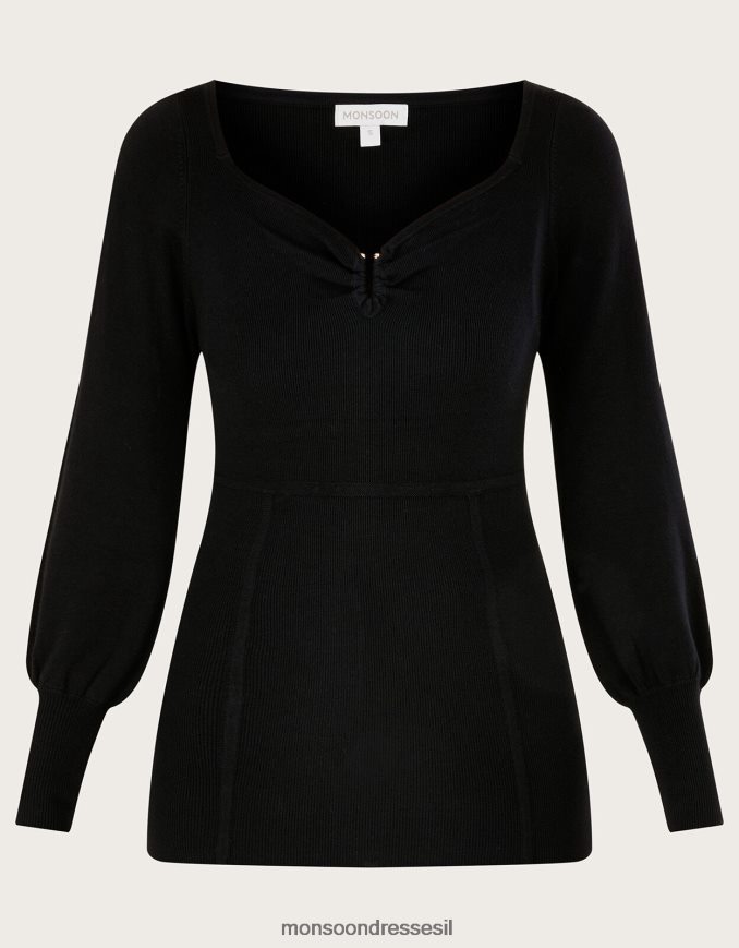 הַלבָּשָׁה Monsoon מגשר פרט מחוך עם lenzing ecovero שָׁחוֹר נשים HTJ0TZ419